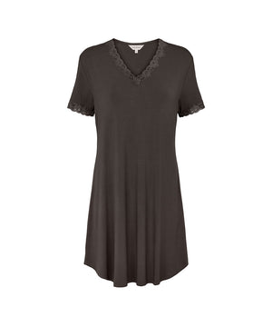 Nightwear - Nightgown Sh.sl. - 2900 Velvet Mocca