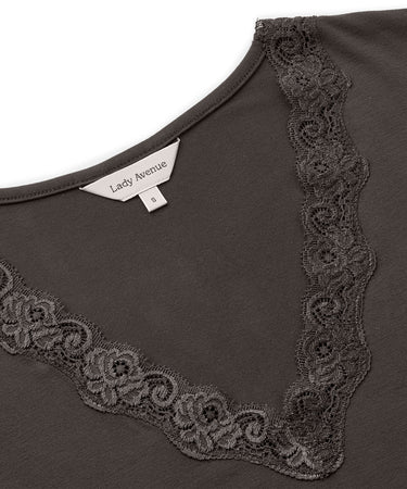 Nightwear - Nightgown Sh.sl. - 2900 Velvet Mocca