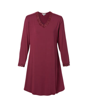 Nightwear - Nightgown L.sl. - 4800 Vintage Ruby