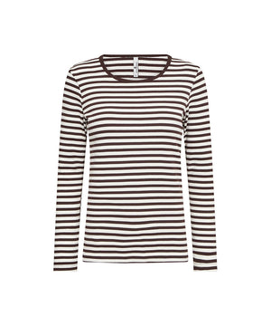 JBS of Denmark - Ribbed Ls Tee. - 891 Brun