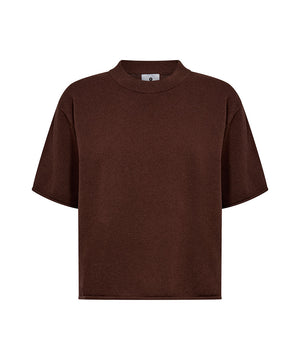 Wool - Loose Fit  Tee - 89 Brun