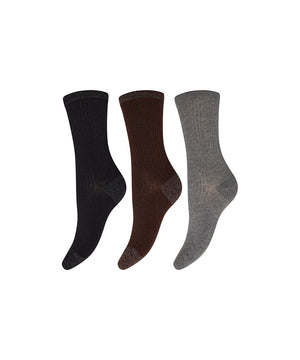 Decoy - 3-pack Ankle Sock Cotton - 10097 Multifarvet