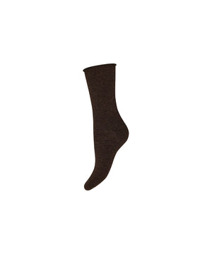 Decoy - Ankle Sock Fine Knit Cot - 3307 Brun