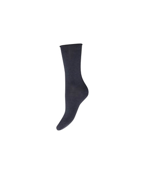 Decoy - Ankle Sock Fine Knit Cot - 3310 Blå