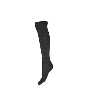 Decoy - Knee High Doubleface - 3305 MØRK GRÅ MELANGE