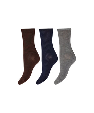 Decoy - 3-pack Ankle Sock Bamboo - 10093 Multifarvet