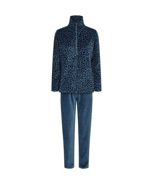 Decoy - Velour Homewear Set - 9518 Tyrkis
