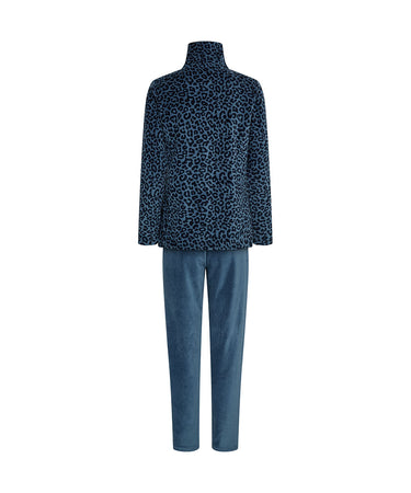 Decoy - Velour Homewear Set - 9518 Tyrkis