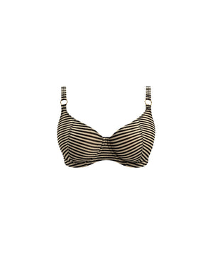 Arizona Wave - Uw Plunge Bikini Top - BWK BOARDWALK