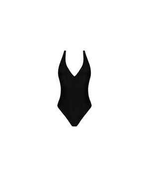 LA ZIGZAG - Halter Swimsuit - 0005 NO/NOIR