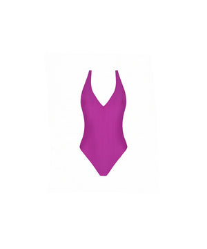 LA ZIGZAG - Halter Swimsuit - 6156 MU/MAUVE