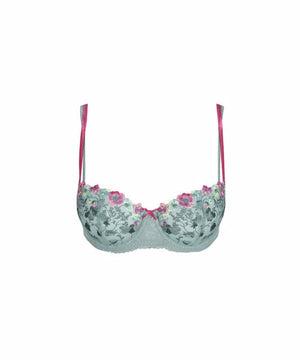LIZELOT - Balcony Bra Vertical Seam - BGR  Bali Green