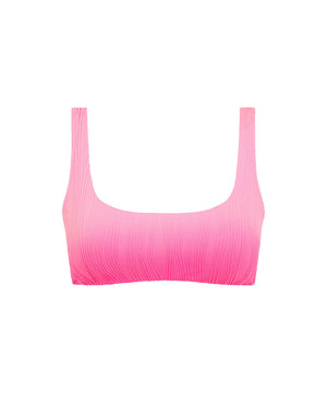 SWIM ONE SIZE - Wirefree Bikinitop - C77 PINK TIE & DYE
