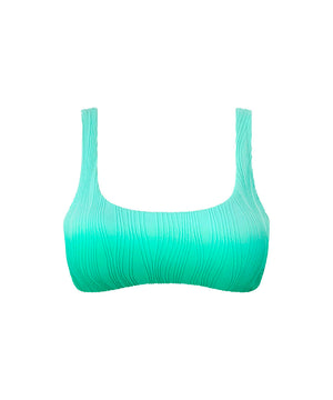 SWIM ONE SIZE - Wirefree Bikinitop - C78 LAGOON TIE & DYE