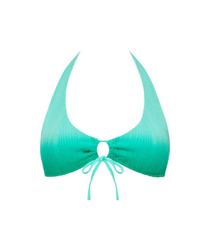 SWIM ONE SIZE - Wirefree Plunge Bikini - C78 LAGOON TIE & DYE