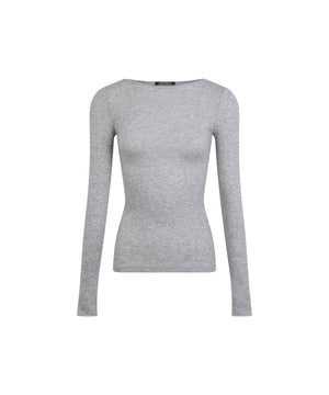 WARM RADIANCE - Long Sleeves T-shirt - 04E LIGHT HEATHER GREY