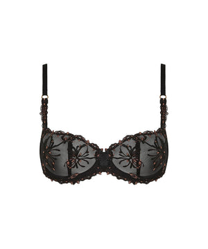 CHAMPS ELYSEES - Half-cup Balcony Bra - E17 DAZZLING BLACK