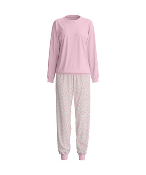 Blooming Nights - Pyjamas Med Manchetter - 283 Fragrant lilac