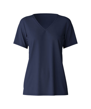 Favourites Botanic - Shirt short-sleeve - 488 PEACOAT BLUE