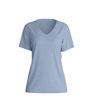 Favourites Botanic - Shirt short-sleeve - 395 AURA BLUE