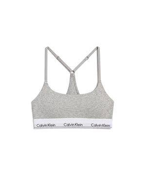 Icon Cotton Modal - Unlined Bralette - P7A Grey Heather