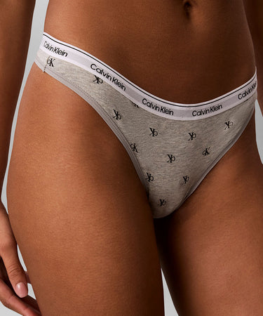 Icon Logo - Thong - QO0 DIAMOND LOGO GREY HEATHER