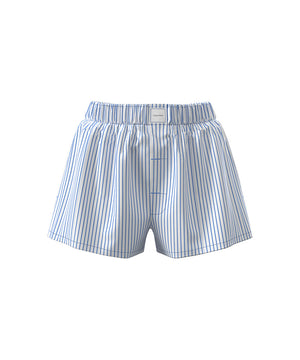 Cotton Poplin - 307 - 2NE SERA STRIPE BLUE DESCENT