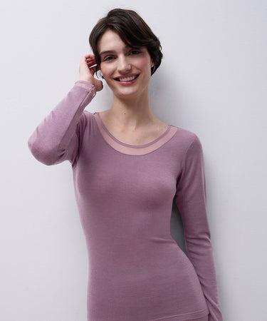 JULIANA - T-shirt Long Sleeves - 05C HYACINTH