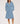 Nightwear - Robe, 1/1 Sleeve, Wrap-around, - 10015 AZUR