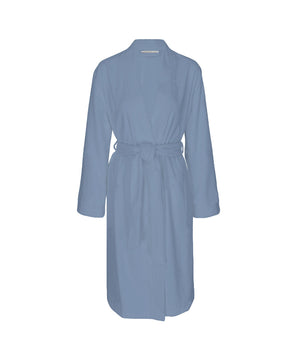 Nightwear - Robe, 1/1 Sleeve, Wrap-around, - 10015 AZUR