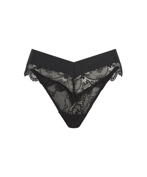 Lace - Picot Lace V Brazllian - Black