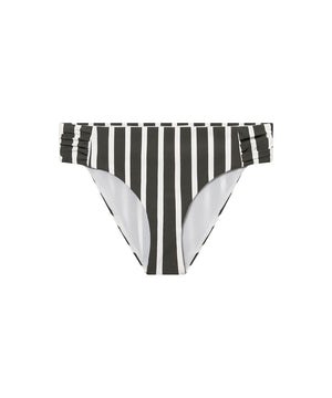 Midi Draped Bikini Bottoms - Bikini Brief - D815 CLEAR WATER AVOCADO