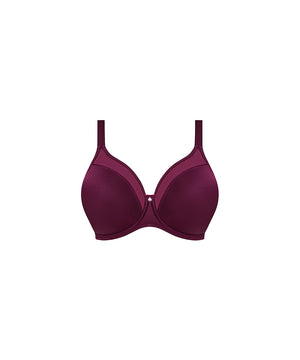 Smooth - T-shirt bra - FIG BURGUNDY