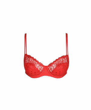 Jane - Balcony Bra Horizontal Seam - TRR  True Red