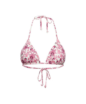Shiitake - Bikini Top - 1036 pink boho AO print
