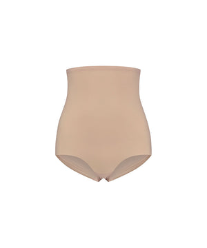 Sculpting - High Waist Brief - BEIGE