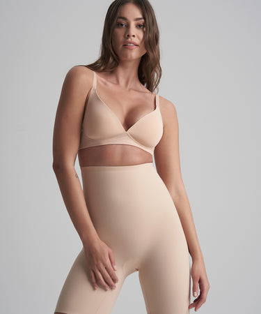 Sculpting - High Waist Shorty - BEIGE