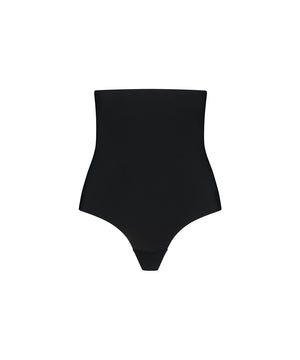 Sculpting - High Waist Thong - BLACK