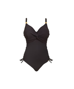 Ottawa - Uw Twist Front Swimsuit - BLK BLACK