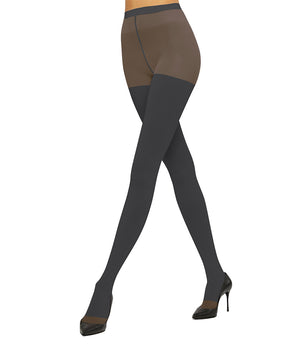 Shiny Sheer - Tight - 9985 UMBER/SILVER