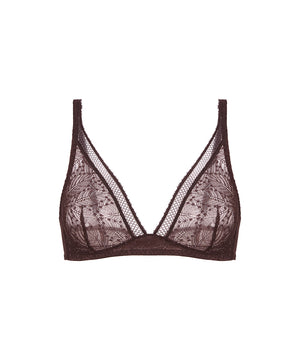 Comete - Structured Wireless Bra - 429 DARK BROWN