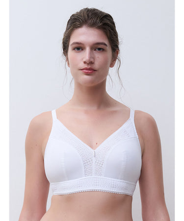 Easy Support - Wirefree Support Bra - 010 WHITE