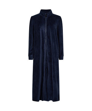 Decoy - Velour Zip Robe - 2301 NAVY