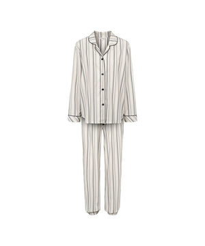 Bamboo - Bamboo Flannel Pyjamas - 1065 DEER/ROSE STRIPES