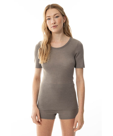 Wool Love - T-Shirt - 90 DEEP TAUPE