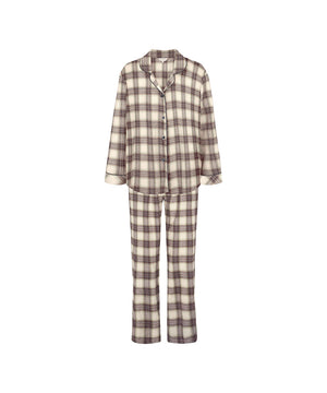 Cotton - Flannel Pyjamas - 1090 PLUM/VINTAGE