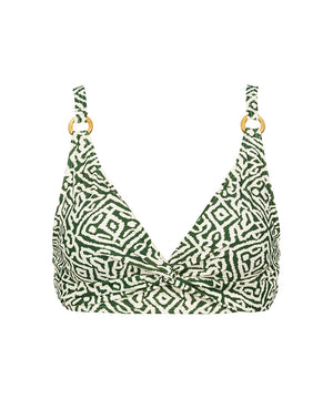 Lucca - Bikinioverdele - 043 DARK GREEN