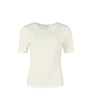 Bamboo - T-Shirt With Short Sleeve - 00 OFF-WHITE