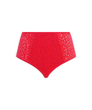Norah - High-waisted Full Brief - 0YU POPPY RED