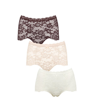 Lace - Maxi 3-Pack - 044 DARK BROWN